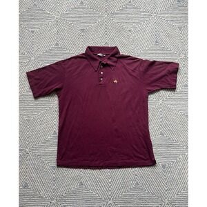 Brooks‎ Brothers Golden Fleece Polo Shirt - Burgundy - XL